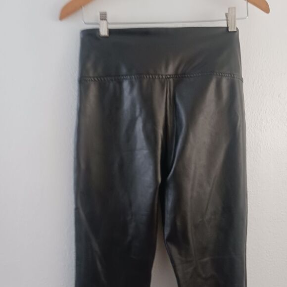 Laundry By Shelli Segal Women's Pull On Leather Pants Black Size S - Picture 8 of 9